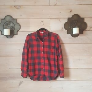 Gap Red Buffalo Check Shirt Small